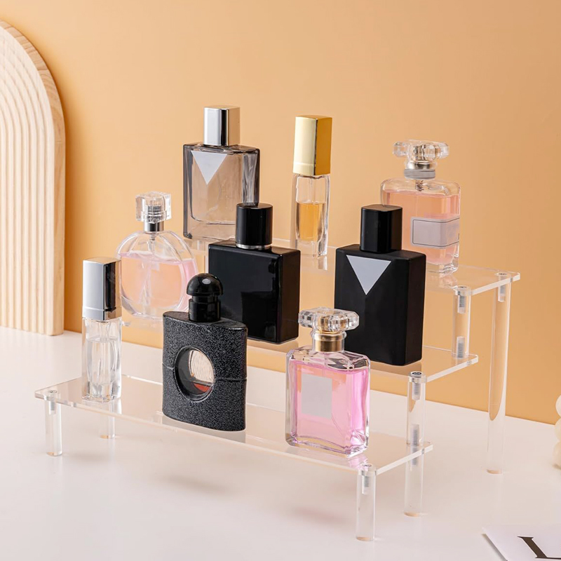 Perfume Villa Fragrance - 1-4-уровневая акриловая подставка для дисплея, прозрачная