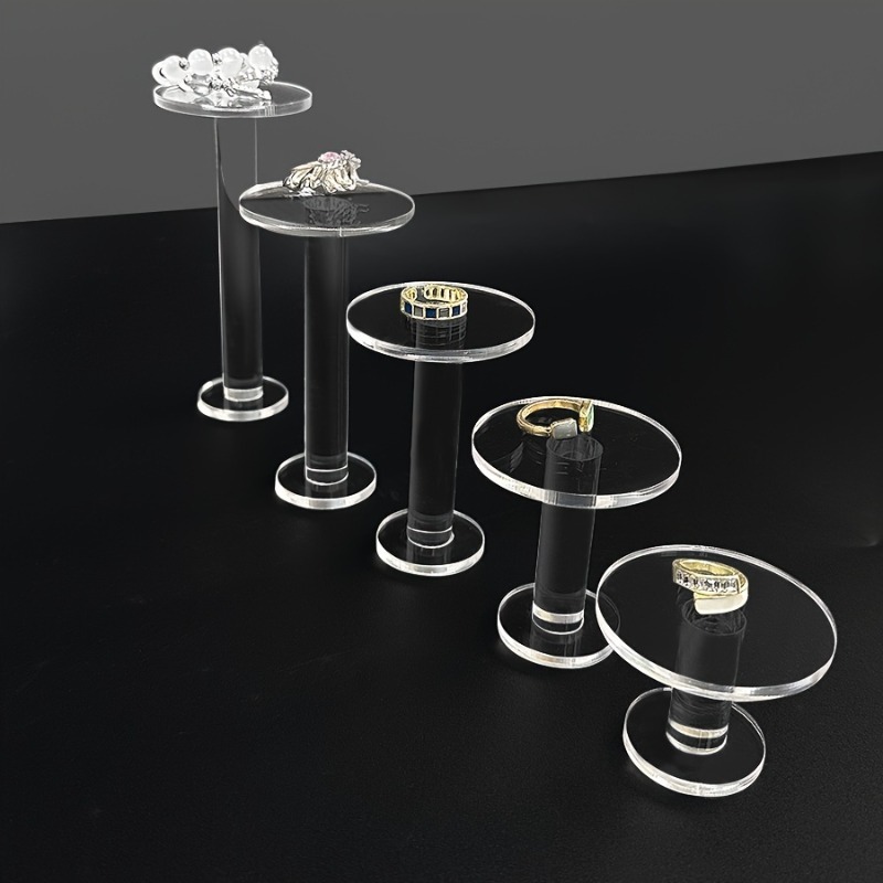 Perfume Fragrance Holder - 5 шт., прозрачная акриловая многоуровневая круглая