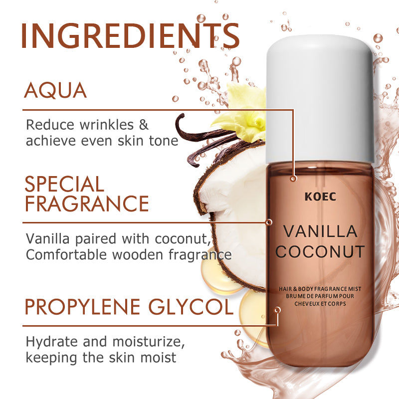 KOEC ванильный и кокосовый аро – обзор и цена Perfume Fragrance Moisturizer
