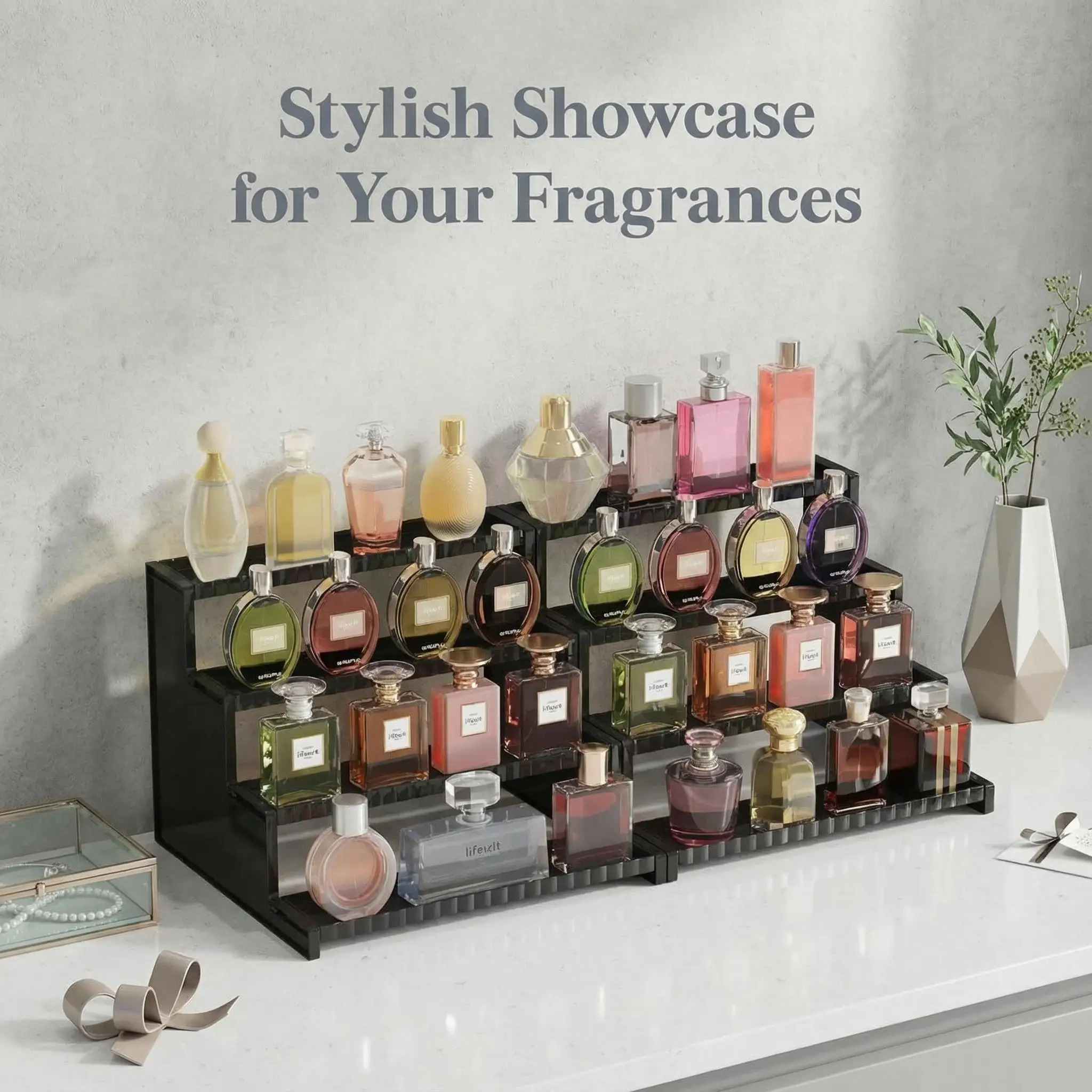 12-дюймовая 4-ярусная черная п – обзор и цена Perfume Fragrance Holder
